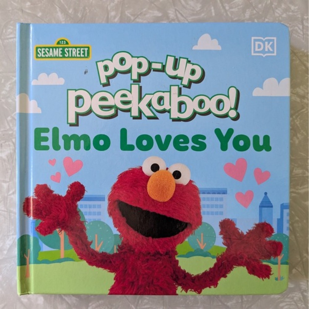 Sesame Street Pop-Up Peekaboo‎ Elmo Loves You DK Board Book